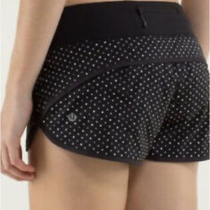 Lululemon Athletica Polka Dot Speed Up Shorts